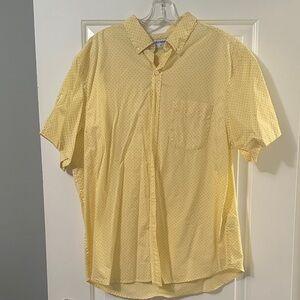Yellow polka dot Men's Shirt